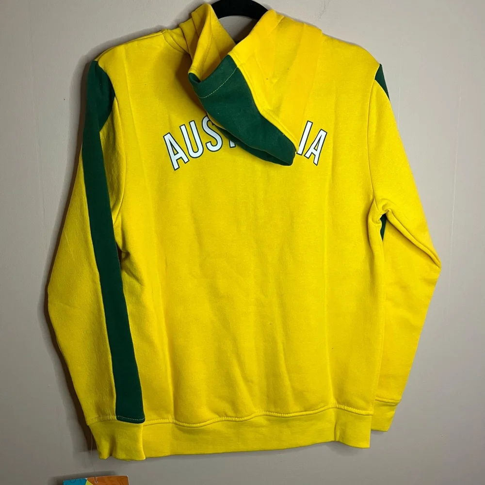 FIFA Women's World Cup 2023 Team Australia Yellow Zip Hoodie - Unisex